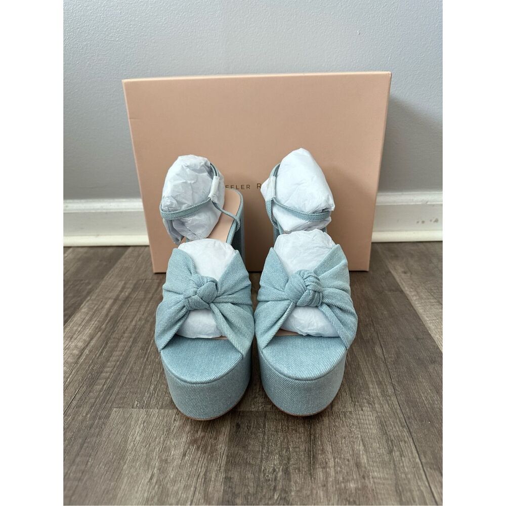 Loeffler Randall Roz 120MM Knot Platform Sandals - Picture 5 of 11